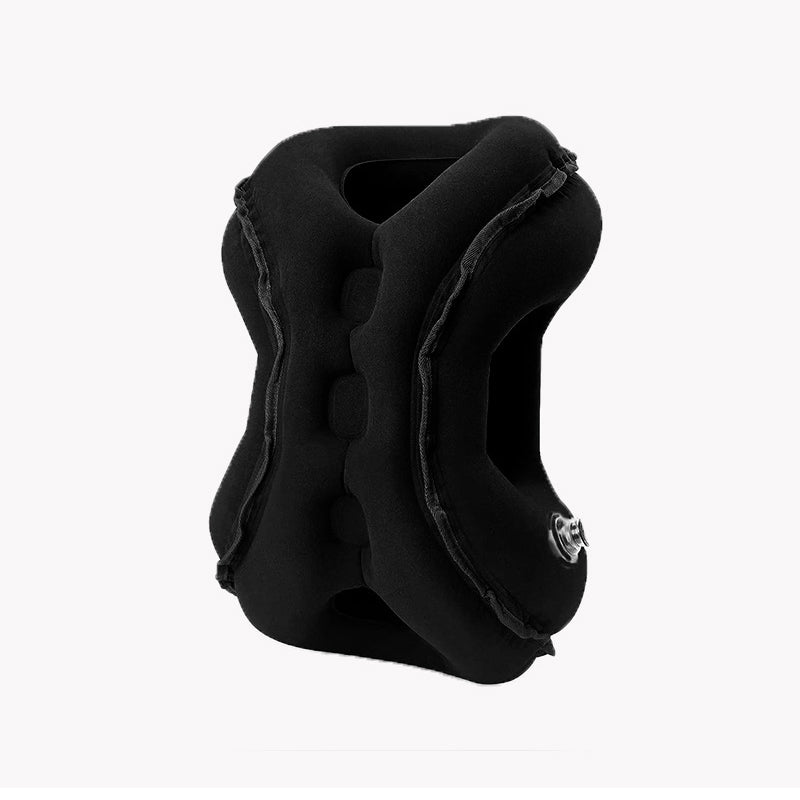 βοΈπ€ Portable Inflatable Airplane Sleep Pillow β Forward & Side Rest Support
