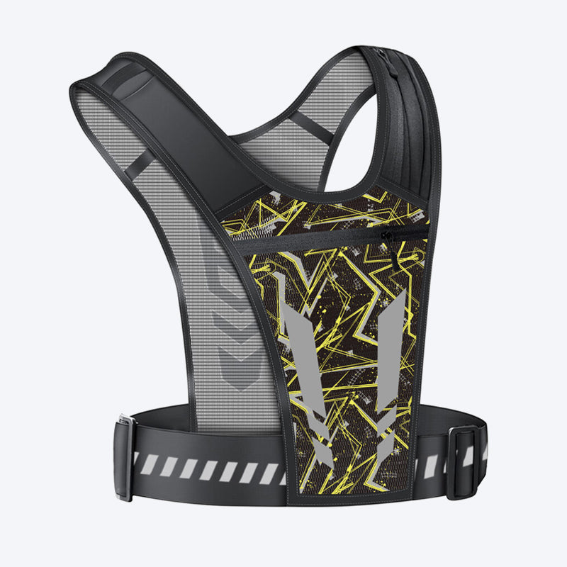 ๐Hands-Free Running Vest -- Water Bottle, Phone Storage & Reflective Safety