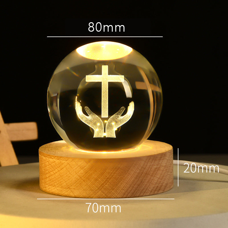 ๐ฎ๐ซ Crystal Globe Night Light โ A Touch of Elegance in Every Corner ๐โจ