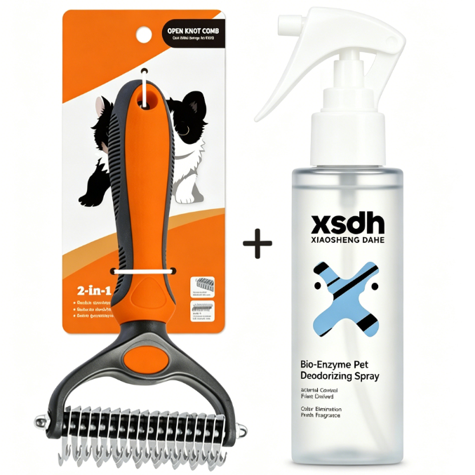 🐶Professional de-shedding brush for dogs and cats🐱