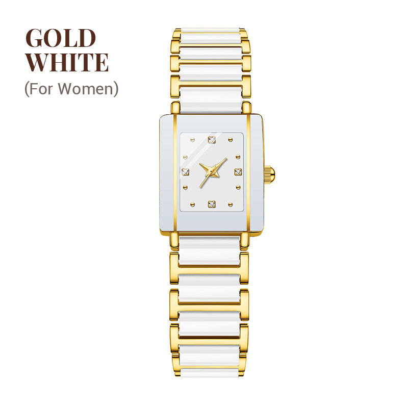 β Elegant Ceramic Band Watch β 3ATM Water Resistant, Quartz, Gift Box Included