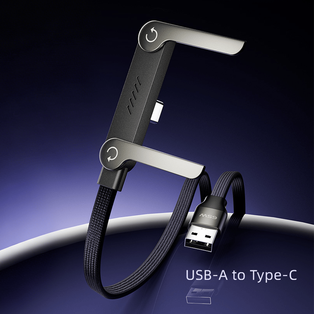 ⚡2-in-1 Invisible Holder Charger Cable – 240W Fast Charging Cord with Built-In Phone Stand