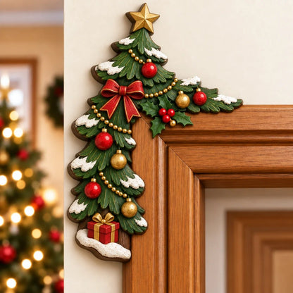 🎄🚪 Christmas Peekaboo Door Frame Corner Decor