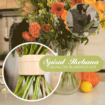 🌸 Perfect flower arrangement every time – spiral holder keeps stems exactly where you want them! 🌀