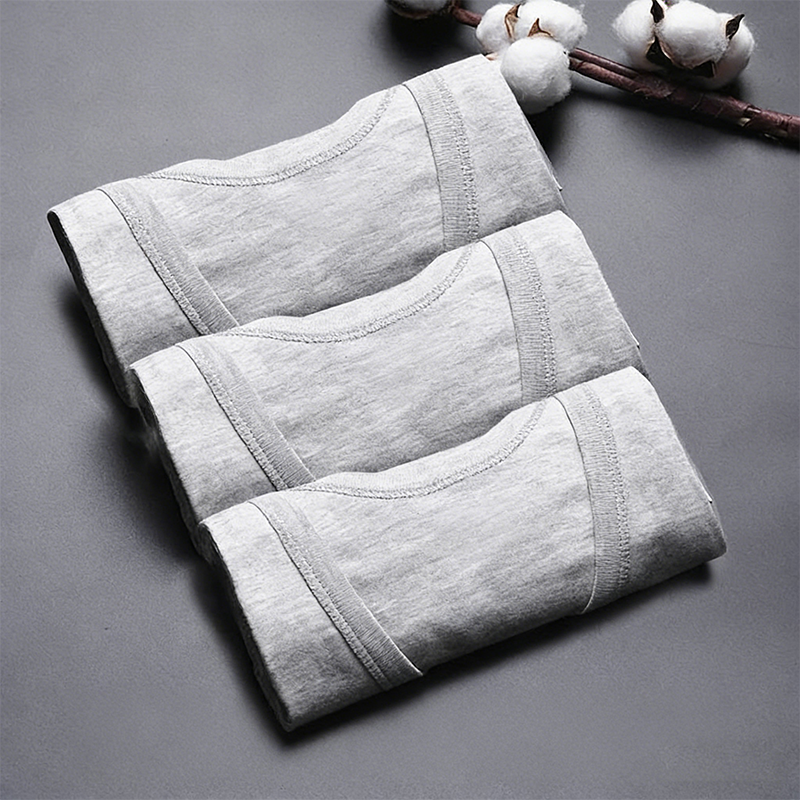 Ultimate Cotton Men's Tank Tops (Set of 3) - Solid Color Regular Fit Undershirts