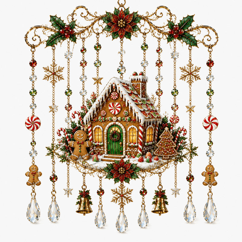 ✨ Christmas Crystal Hanging Ornament: Sparkling Holiday Suncatcher Decor! 🎄