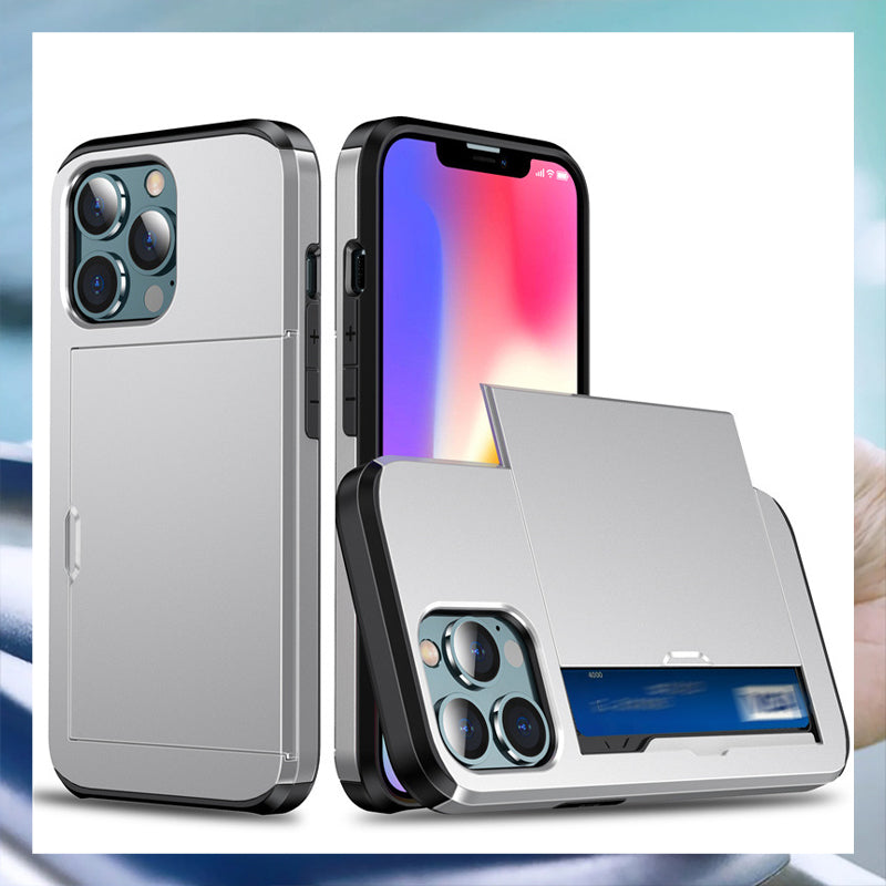 Short sliding cell phone case