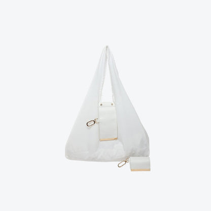 👜✨ The Keychain Tote: Foldable Portable Shopping Bag & Bag Charm! 🔑