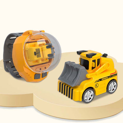 Mini Alloy Excavator Watch Car for Kids ✨