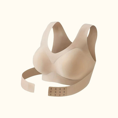🧘 Women’s Posture Correcting Back-Smoothing Sports Bra: Wireless Support & Front Closure! ✨