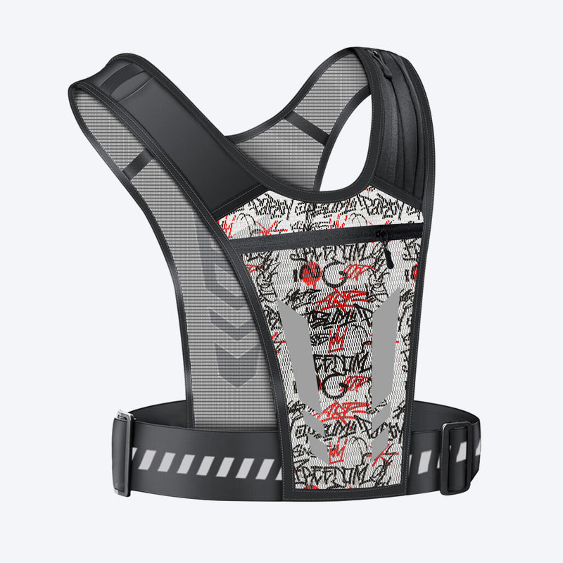 🏃Hands-Free Running Vest -- Water Bottle, Phone Storage & Reflective Safety