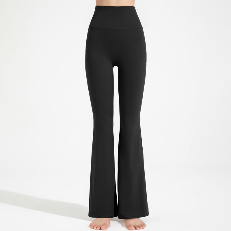 High-Waisted, Antibacterial, Flared Yoga Pants