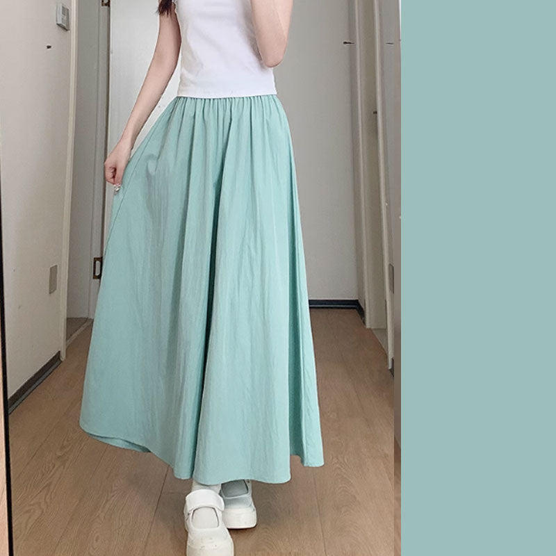 🔥Buy more than one to enjoy the discount🍑SUMMER HIGH WAIST WIDE LEG SKIRT PANTS WOMEN