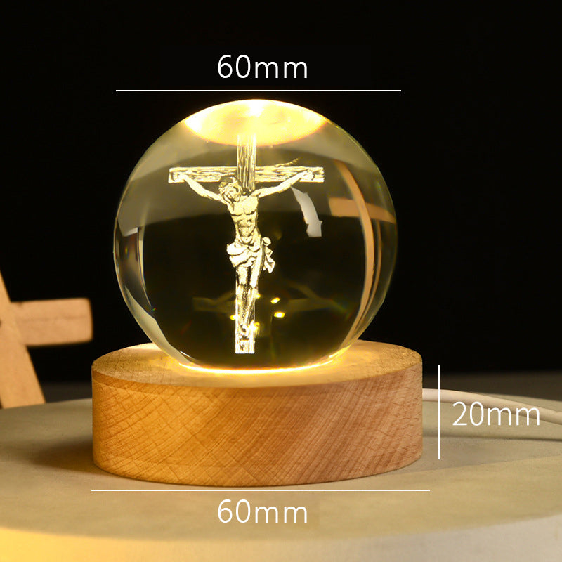 🔮💫 Crystal Globe Night Light – A Touch of Elegance in Every Corner 🌙✨