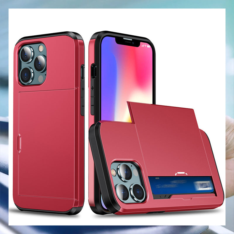 Short sliding cell phone case