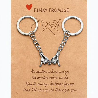 💑Little Finger Promise Keychain 🤞 Forever linked, forever together