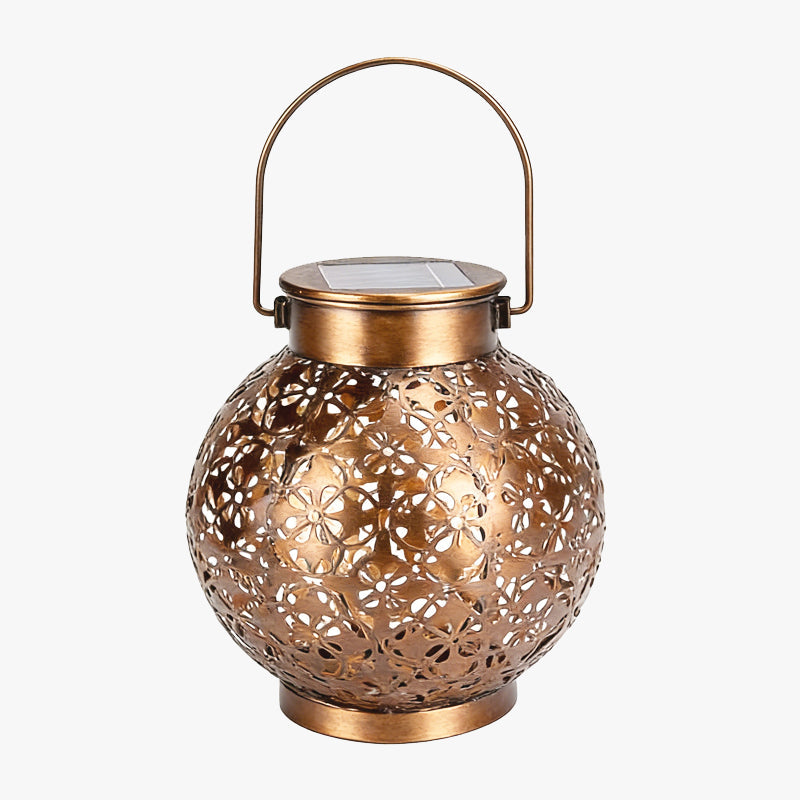 ✨ Transform Your Backyard into a Magical Wonderland! 🌙 Solar Hollow Patterned Lights 🏮