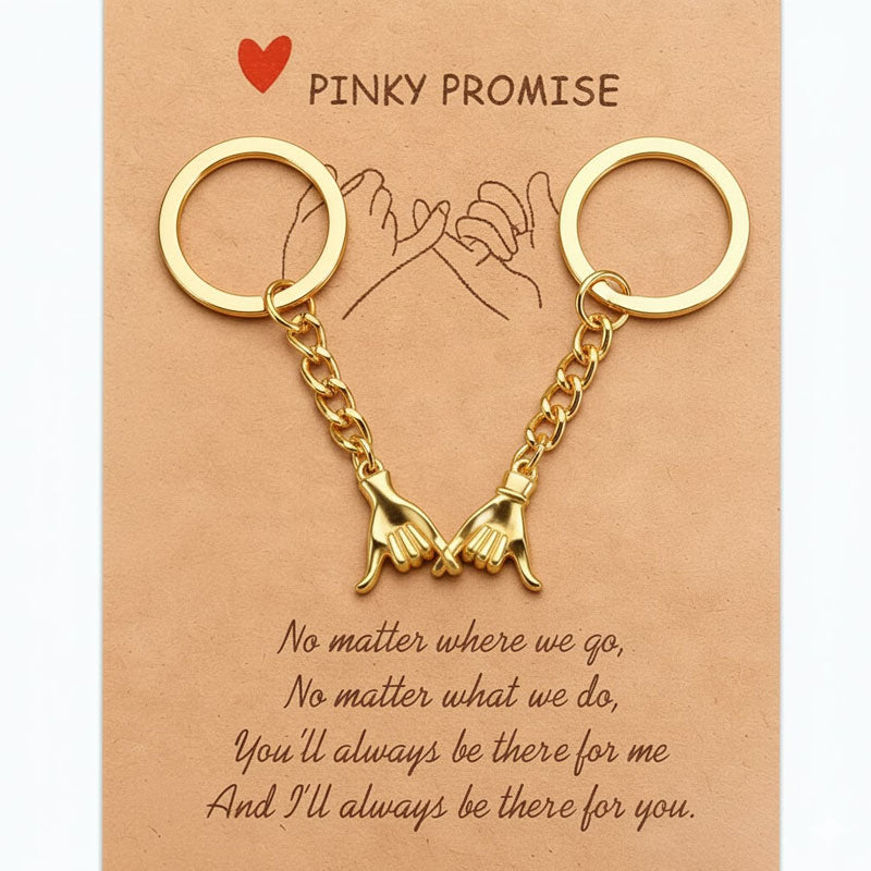 💑Little Finger Promise Keychain 🤞 Forever linked, forever together