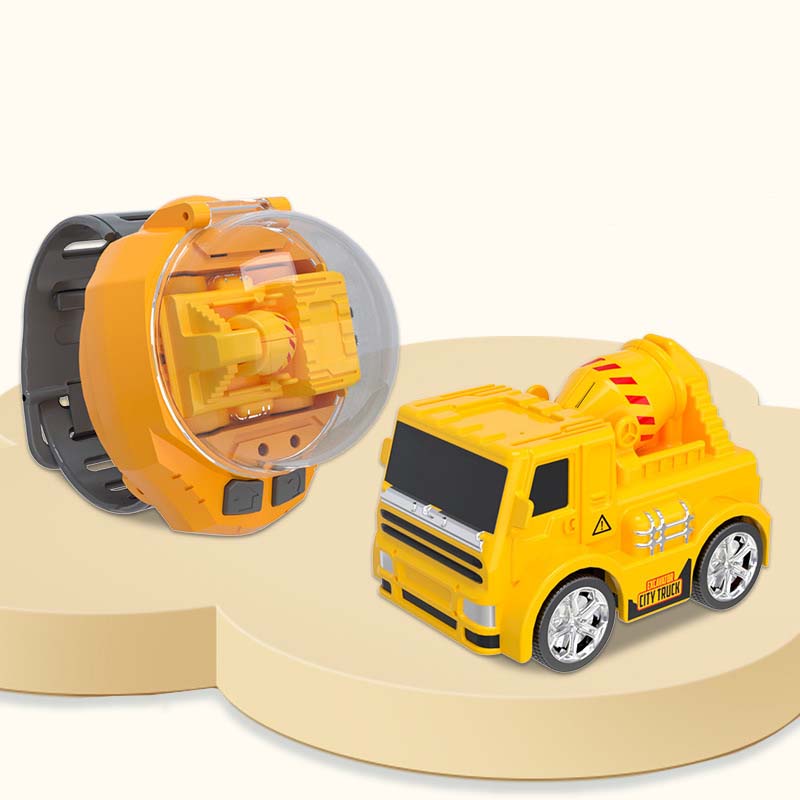 Mini Alloy Excavator Watch Car for Kids ✨