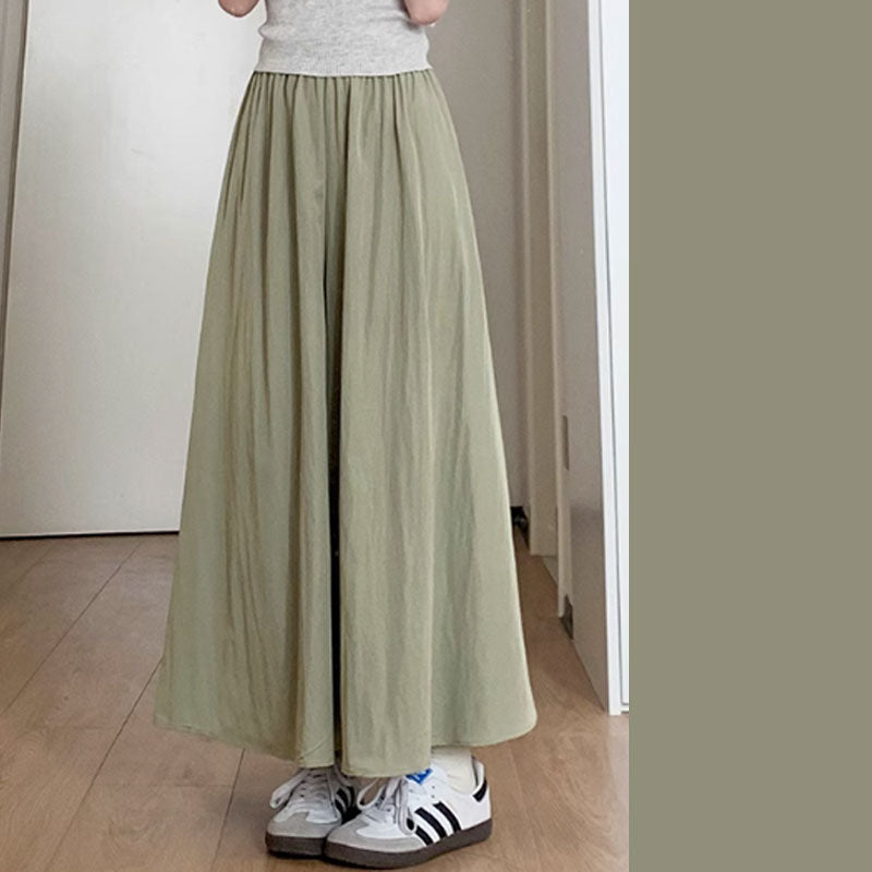 🔥Buy more than one to enjoy the discount🍑SUMMER HIGH WAIST WIDE LEG SKIRT PANTS WOMEN