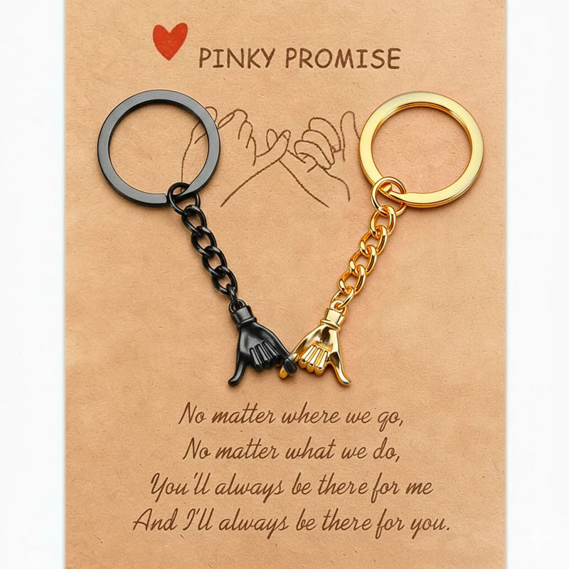 💑Little Finger Promise Keychain 🤞 Forever linked, forever together