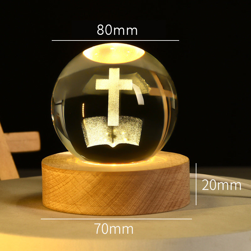 🔮💫 Crystal Globe Night Light – A Touch of Elegance in Every Corner 🌙✨