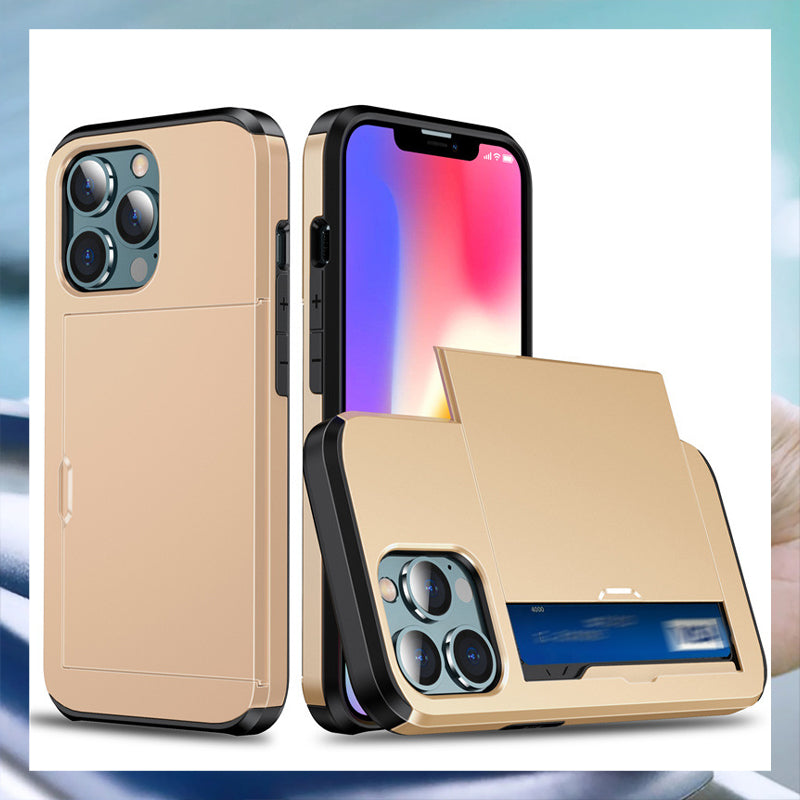 Short sliding cell phone case