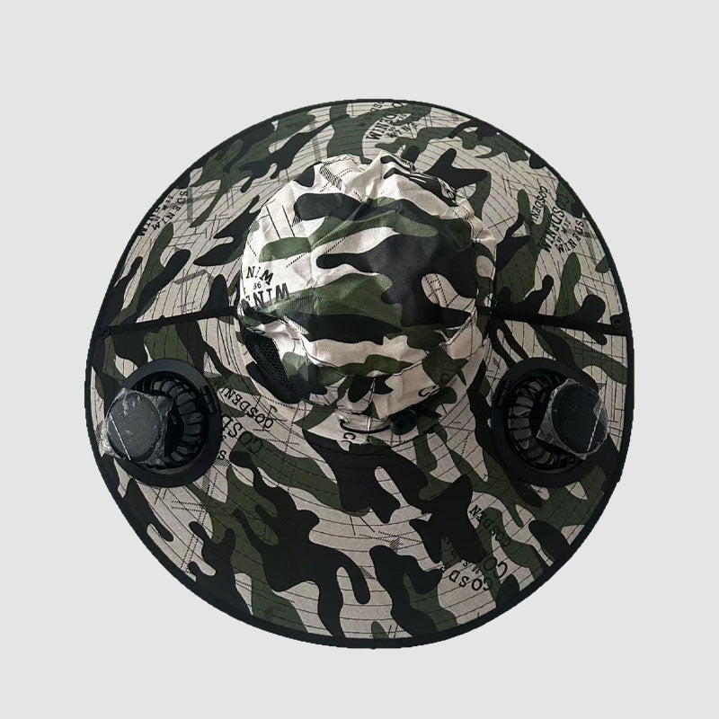 🧢 Turbine solar-powered fan hat: the ultimate hands-free cooling gadget! 🌪️