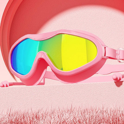 Adult large-frame swimming goggles with mudguard🏊‍♂️