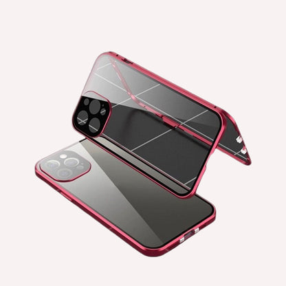 Double-sided magnetic anti-peep phone case