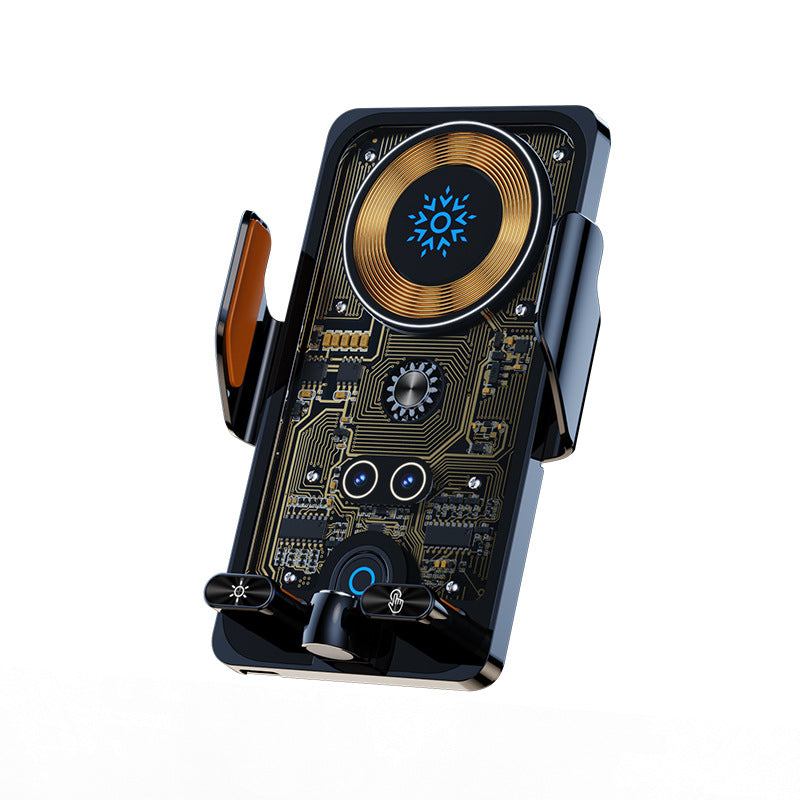 ✨2-in-1 smart car phone holder with swivel function and wireless charge