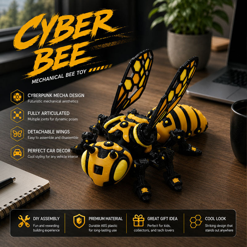 🐝 A bee that never tires – mechanical figurine brings whimsy to your workspace! 🛠️