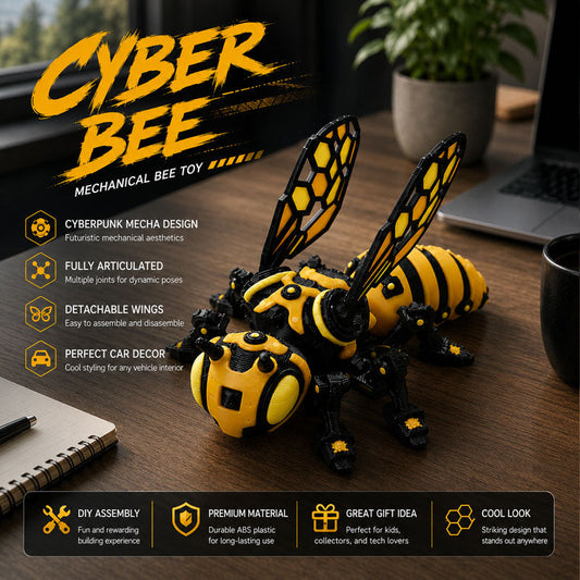 🐝 A bee that never tires – mechanical figurine brings whimsy to your workspace! 🛠️