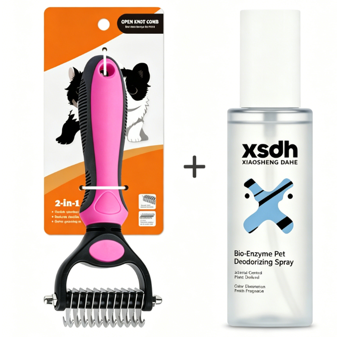 🐶Professional de-shedding brush for dogs and cats🐱