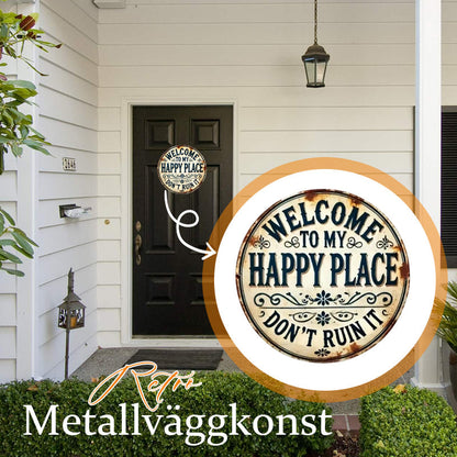 🚪 “This Is My Happy Place” – the door sign that sets the tone the moment you walk in! 💖