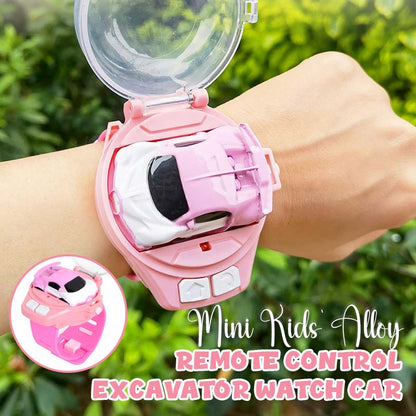 Mini Alloy Excavator Watch Car for Kids ✨