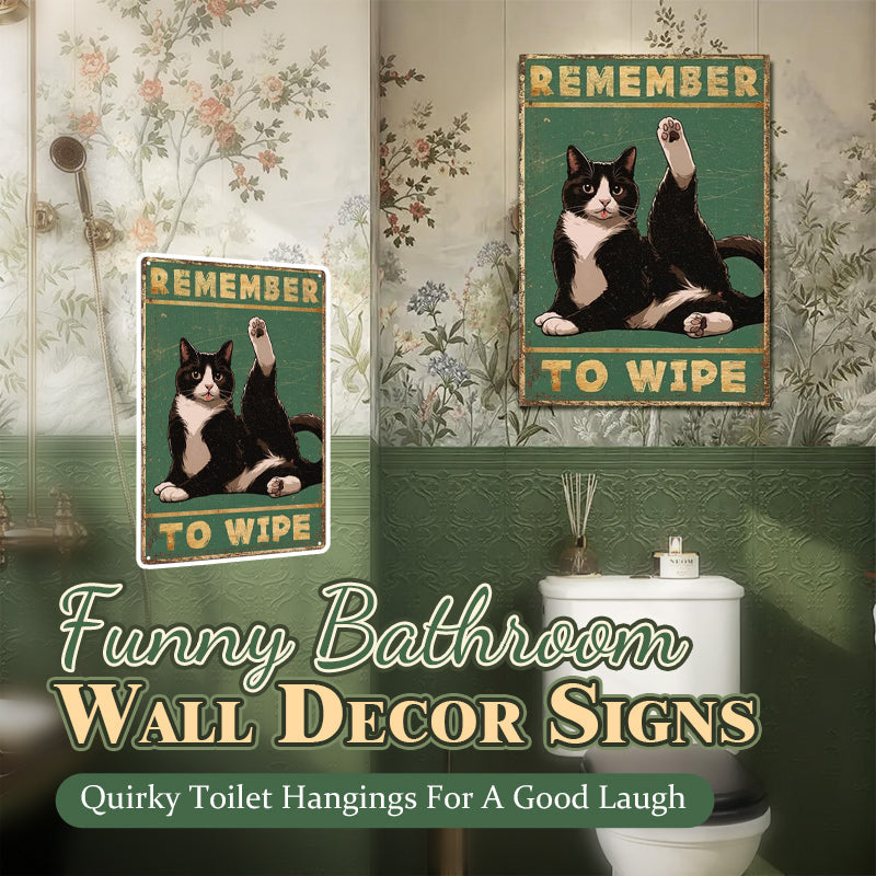 🚽Funny Bathroom Wall Decor Signs – Quirky Toilet Hangings For A Good Laugh 😂