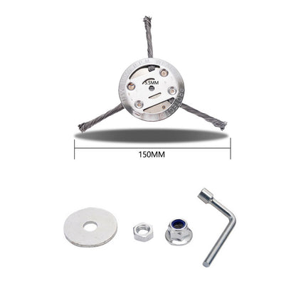 🔥 Replaceable cutting head for lawn mower / string trimmer - steel cutting head for lawn mowing 🌿✂️⚙️