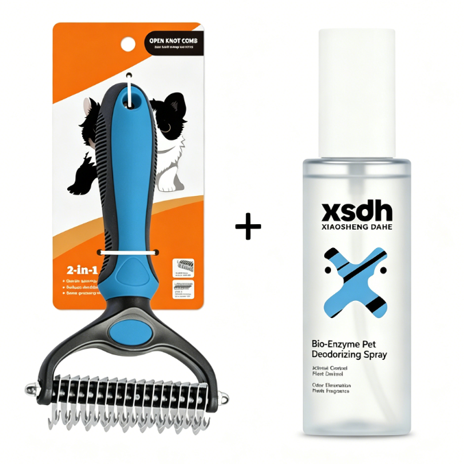 🐶Professional de-shedding brush for dogs and cats🐱