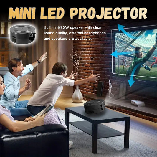 🔥time-limited offer🔥Cinema-quality experience! Mini LED Projector