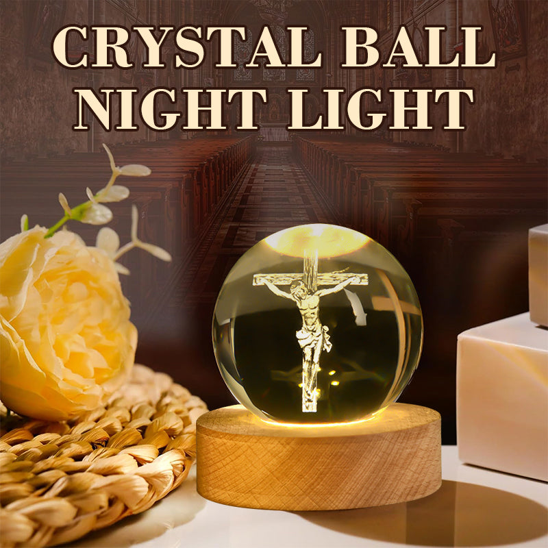 🔮💫 Crystal Globe Night Light – A Touch of Elegance in Every Corner 🌙✨