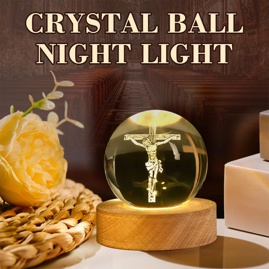 🔮💫 Crystal Globe Night Light – A Touch of Elegance in Every Corner 🌙✨