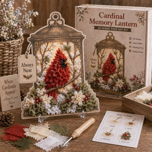 🕊️3D Fabric Memory Lantern Kit – Craft a Heartfelt Keepsake of Everlasting Love! ❤️✨