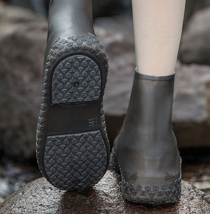 👟💧 Heavy-Duty Rain Shoe Covers — Waterproof, Anti-Slip & Foldable for Outdoor Adventures