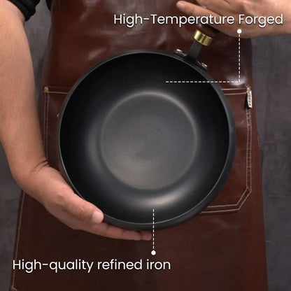 ⏳Time-limited Special⌛Uncoated Thick Iron Pot