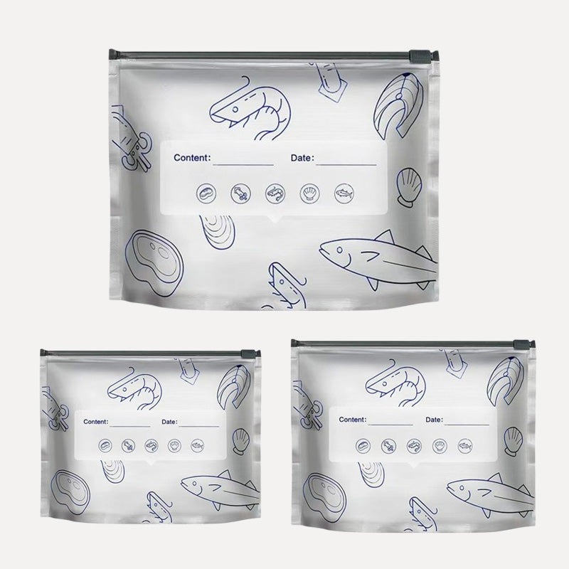 ✨1 for just £0.3♻️Reusable resealable aluminium foil storage bags 🥡🔒