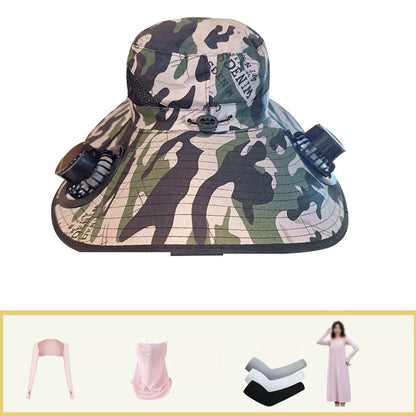 🧢 Turbine solar-powered fan hat: the ultimate hands-free cooling gadget! 🌪️