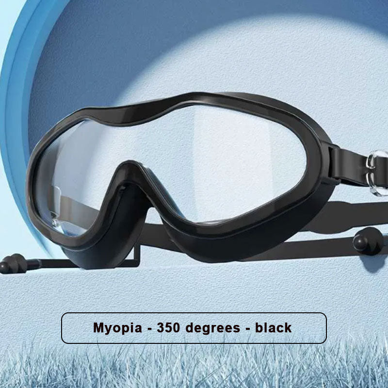 Adult large-frame swimming goggles with mudguard🏊‍♂️