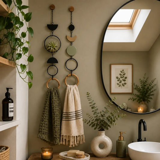 🌿 Make Everyday Details Beautiful — Wooden Towel Holder