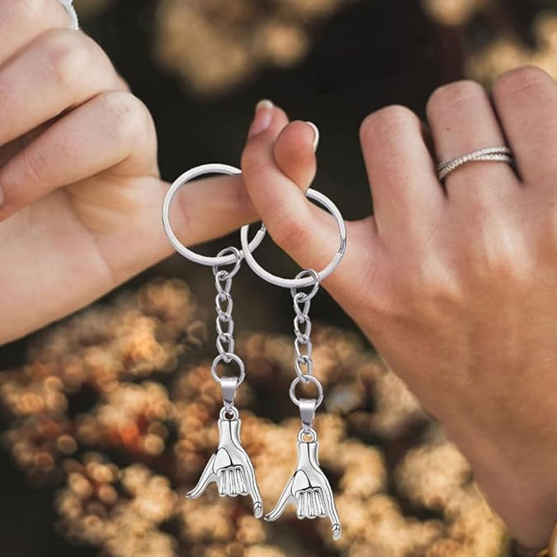 💑Little Finger Promise Keychain 🤞 Forever linked, forever together
